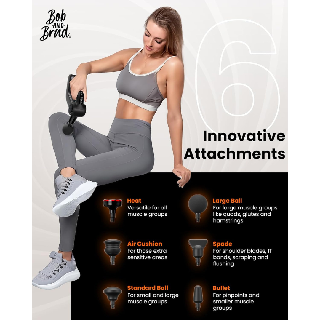 Bob and Brad D5 Pro Plus Massage Gun with Heat