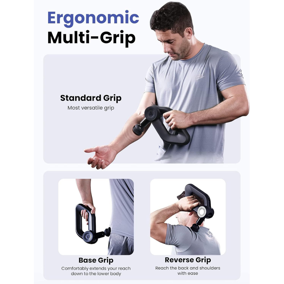 Bob and Brad D6 Pro Plus Deep Tissue Massage Gun with Heat