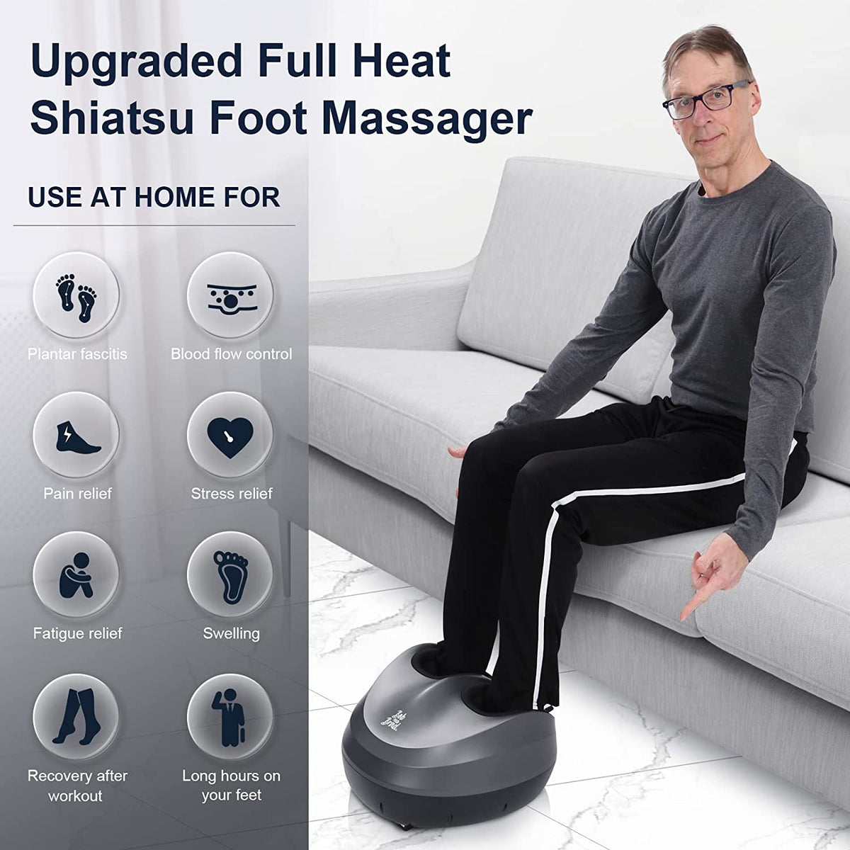 Bob and Brad Foot Massager with Heat