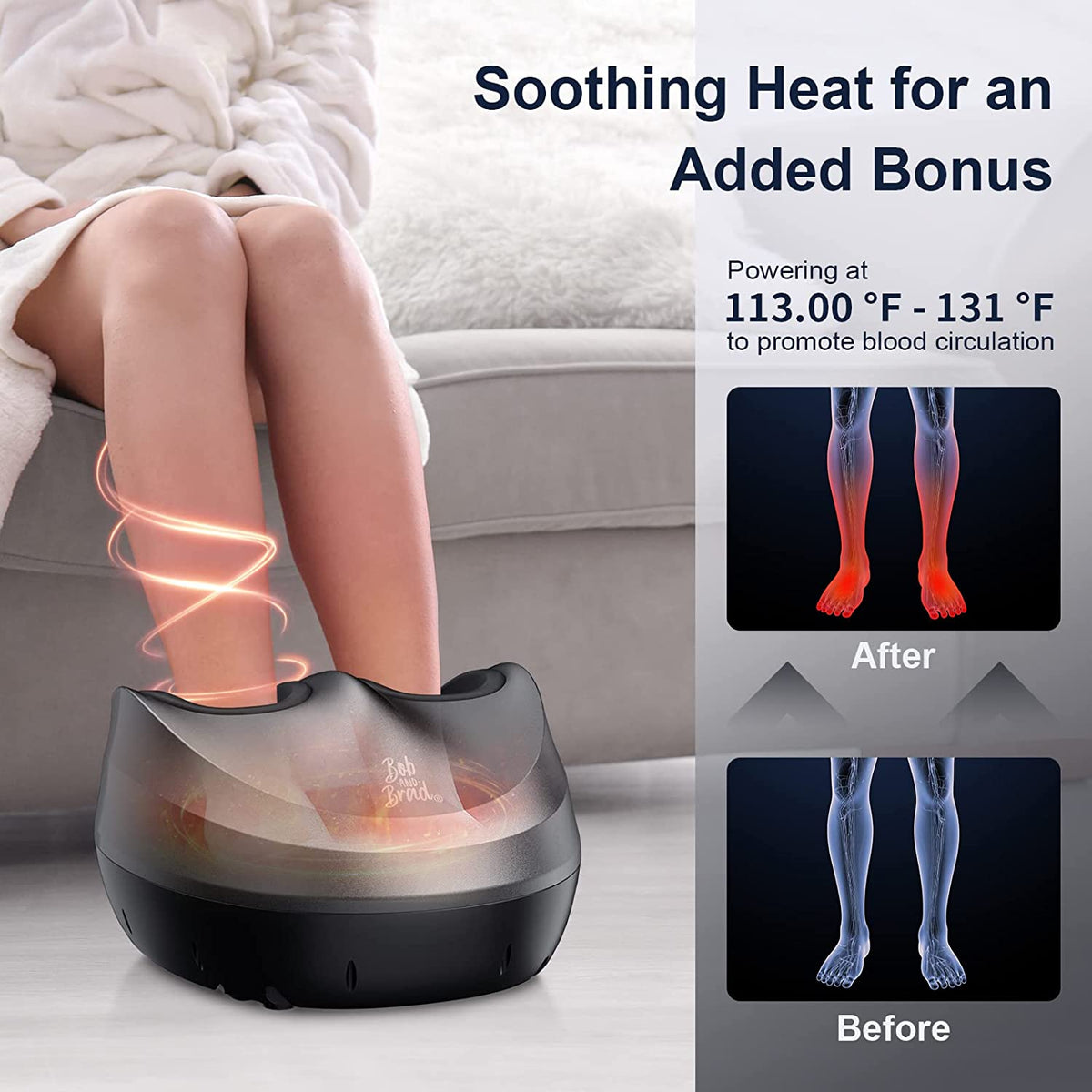 Bob and Brad Foot Massager with Heat
