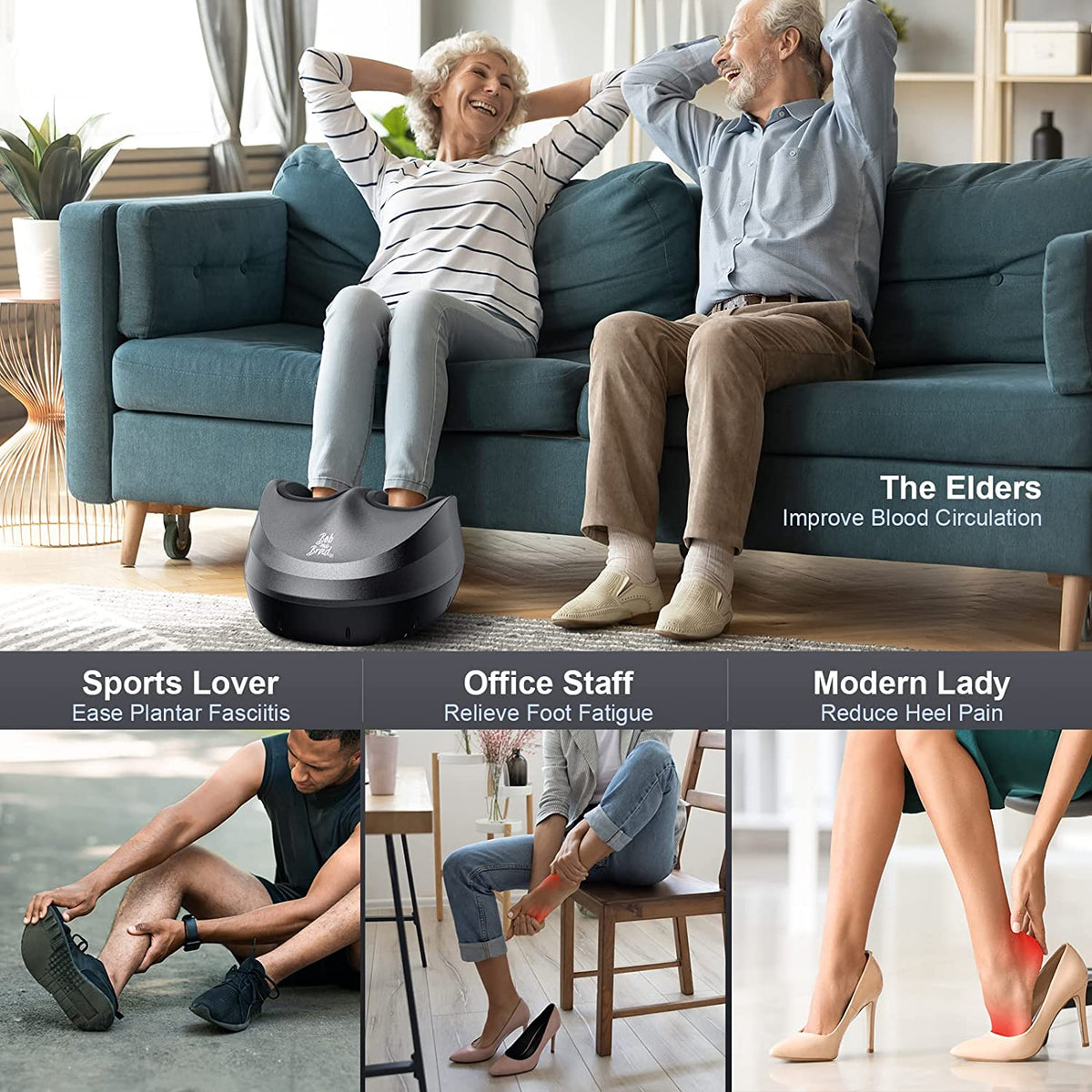 Bob and Brad Foot Massager with Heat