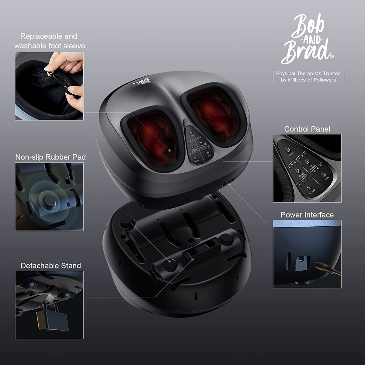 Bob and Brad Foot Massager with Heat