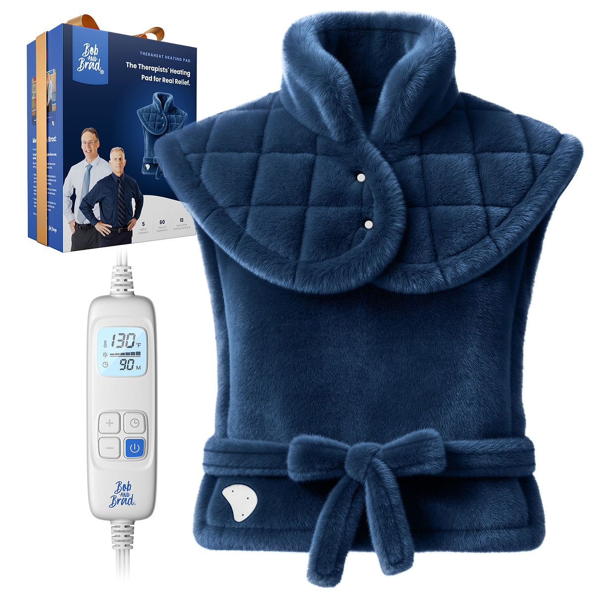 Bob and Brad Heating Pad with Weighted Edge
