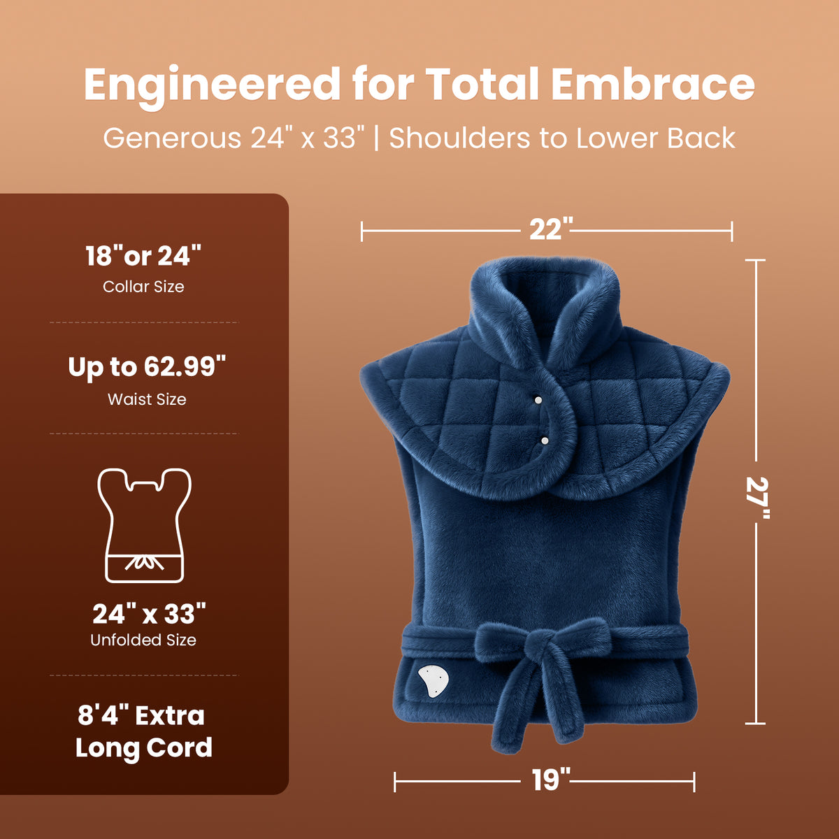 Bob and Brad Heating Pad with Weighted Edge