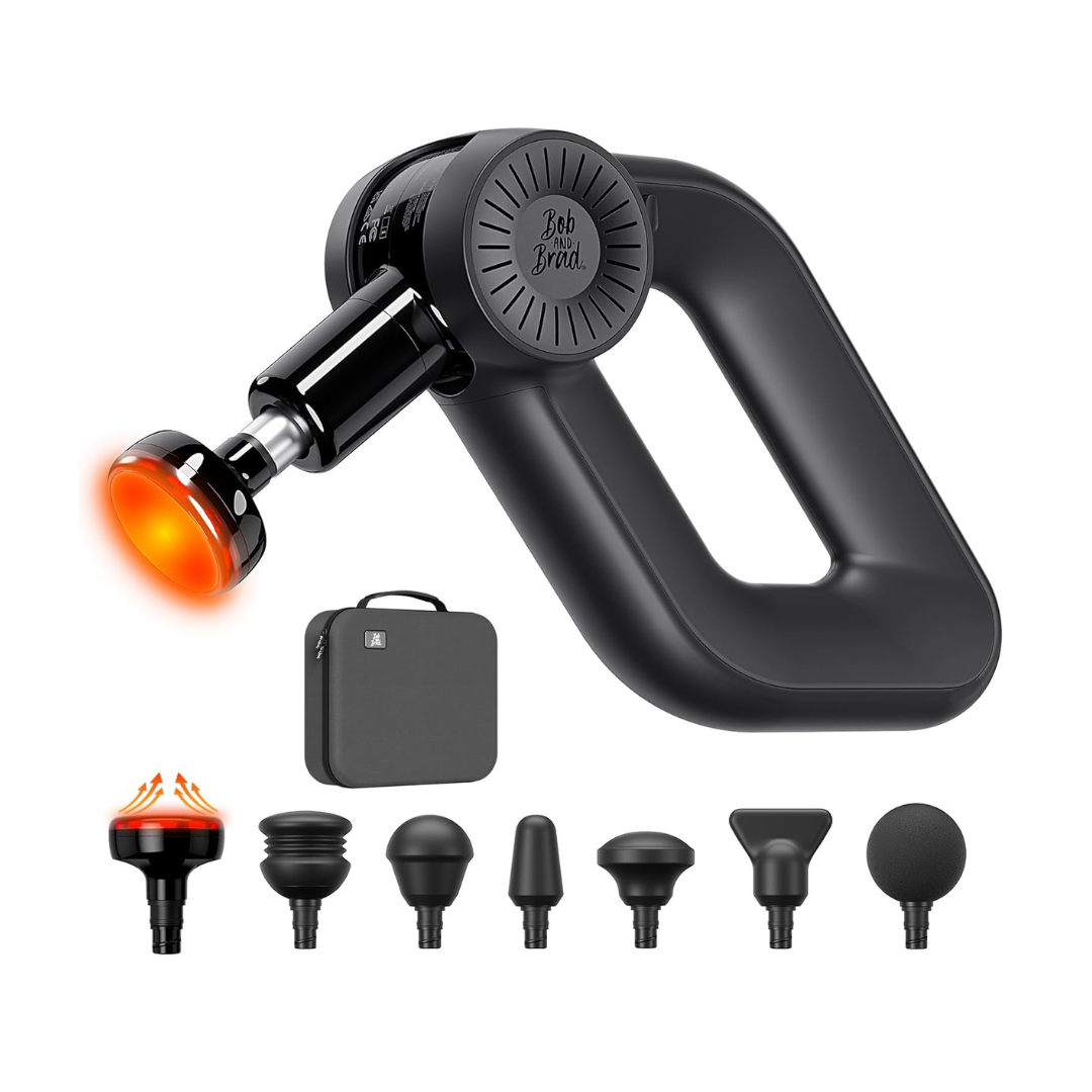 Bob and Brad D6 Pro Plus Deep Tissue Massage Gun with Heat