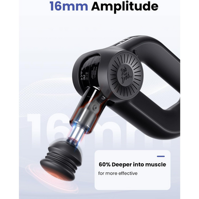 Bob and Brad D6 Pro Plus Deep Tissue Massage Gun with Heat