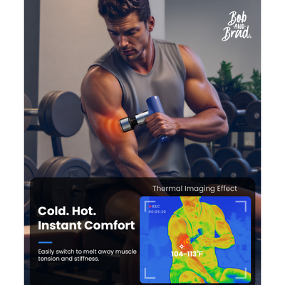 Bob and Brad A7 Pro Massage Gun with Heat and Cold Therapy