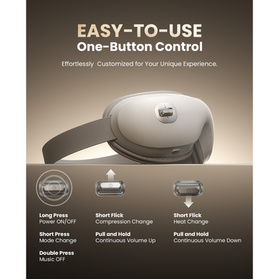 Bob and Brad Zero Pro Eye Massager Ultra-Quiet with Heating and Cooling