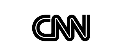 The CNN logo in black outline on a solid white background.