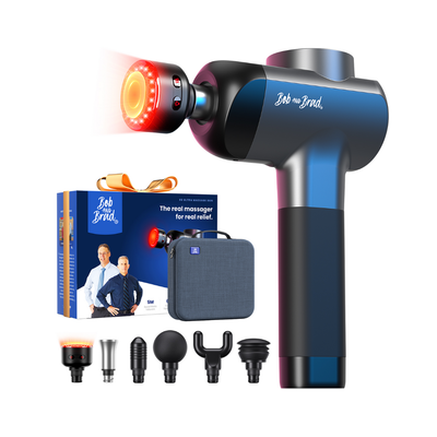 Bob and Brad X6 Ultra Massage Gun with Infrared and Red LED Light Therapy