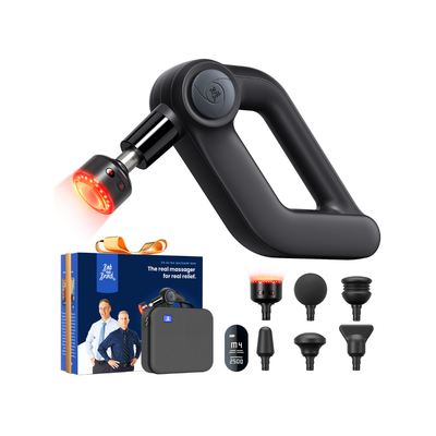 Bob and Brad D5 Ultra Massage Gun with Infrared and Red LED Light Therapy