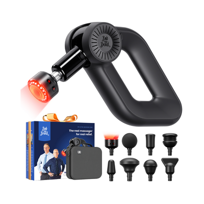Bob and Brad D6 Ultra Massage Gun with Infrared and Red LED Light Therapy