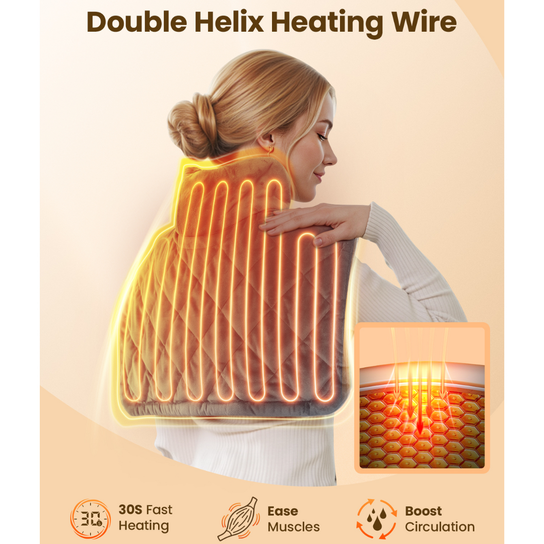 Bob and Brad Weighted Heating Pad for Neck and Shoulders