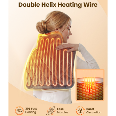 Bob and Brad Weighted Heating Pad for Neck and Shoulders