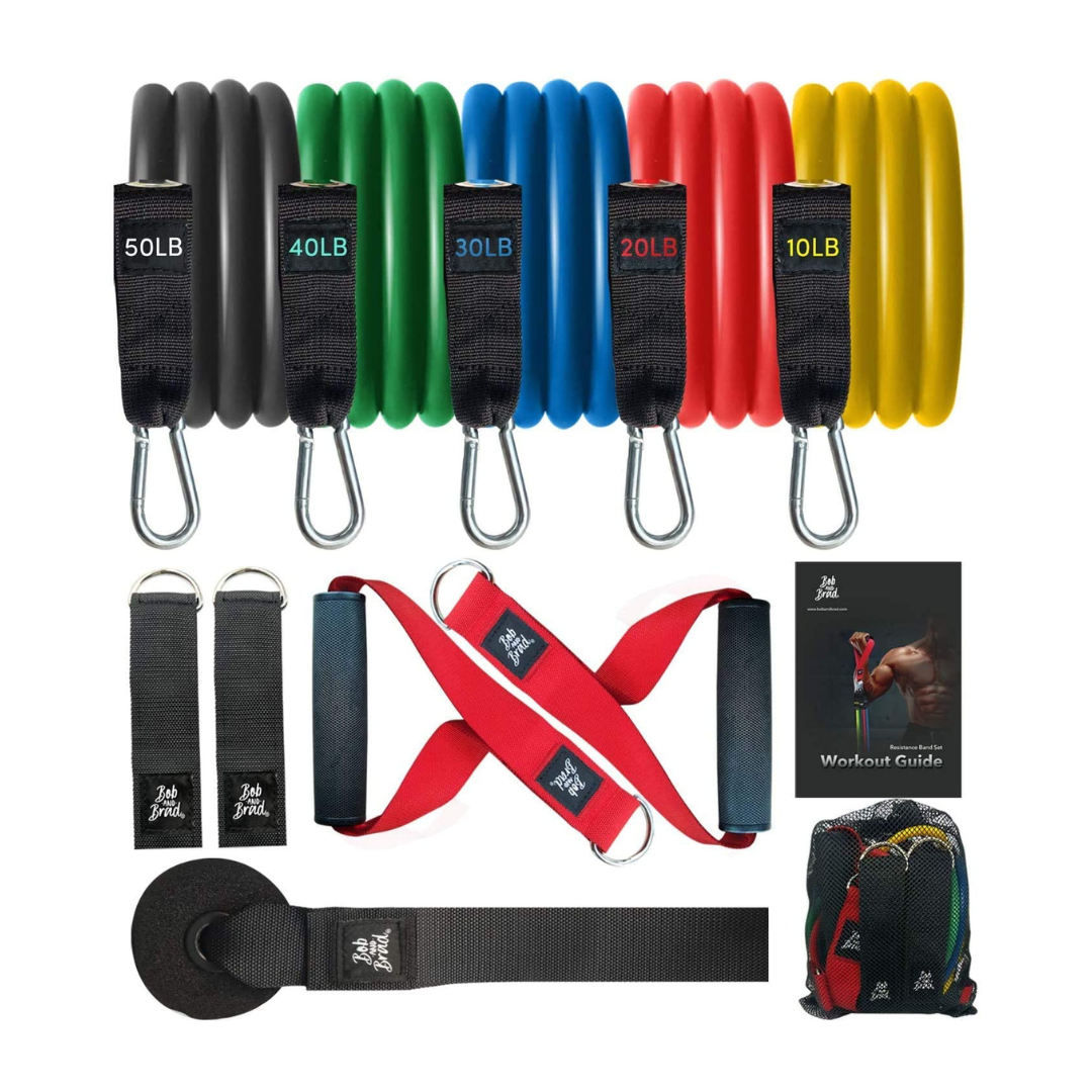 Bob and Brad Resistance Tube Bands Set for Workout